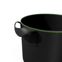 Pot de jardin en feutre respirant écologique, sac de culture hydroponique 5 ou 7 gal avec ligne verte pour jardinage des légumes, livraison gratuite