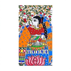 Auténtica Pintura Mithila de Jharkhand, Obra de Arte Metálica Tradicional Hecha a Mano, Decoración 3D Completa para el Hogar - Product Image 1