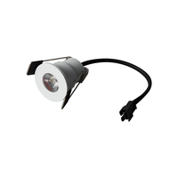 Kit d'éclairage d'urgence LED rechargeable à test automatique avec batterie Li-ion, capuchon de lampe en métal et tube en aluminium IP42