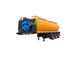 3 Axle 12 Wheel 7000 Gallon Sewage <b>Suction</b> vacuum Semi Trailer with Aux Engine Water Ring Vacuum <b>Pump</b>,For Overseas Export Market - Product Image 1
