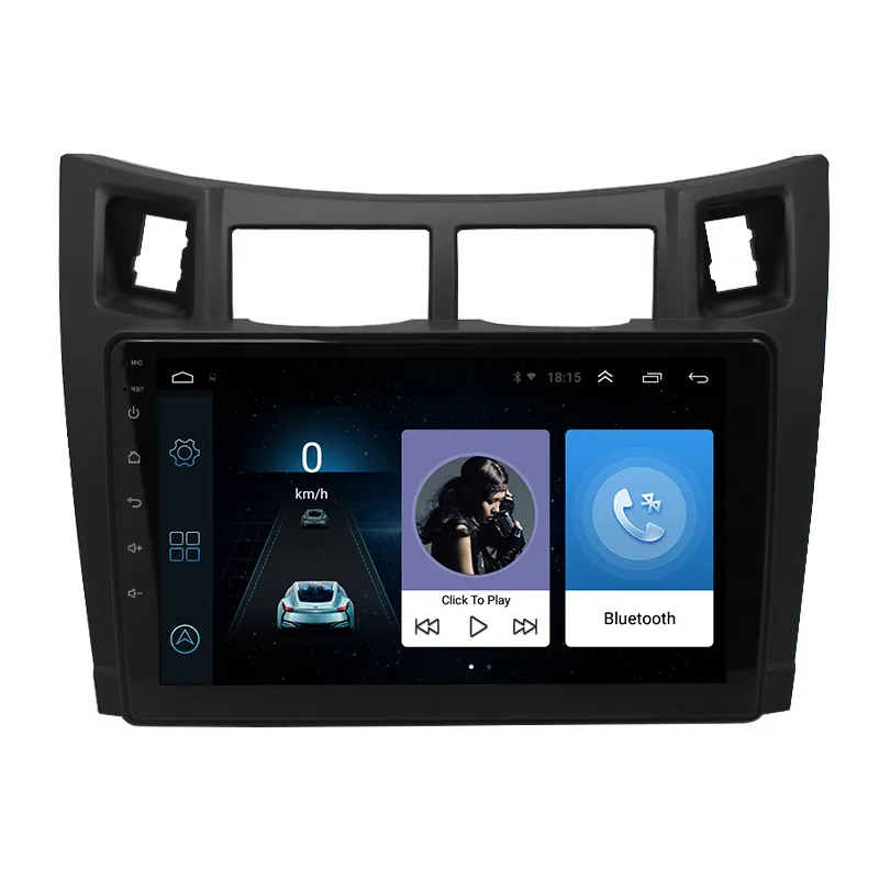 4G 64G Car Multimedia Player for Toyota Yaris Radio Fascia Car Radio 2008 - 2011 Android GPS Navigator 2 Din carplay stereo