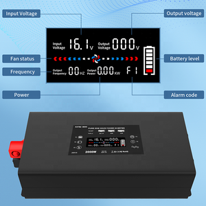 DATOU BOSS 2000W <span class=keywords><strong>convertisseur</strong></span> de voiture USB sortie onduleur chargeur <span class=keywords><strong>12V</strong></span> DC - <span class=keywords><strong>220V</strong></span> AC voiture <span class=keywords><strong>bateau</strong></span> Camping onduleur avec 2 prises - Product Image 4