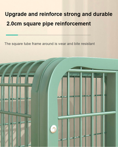 Kinghotpet Pet grande gabbia pieghevole canile filo di ferro di ultima progettazione gabbia pieghevole per cane gatto domestico cassa - Product Image 2