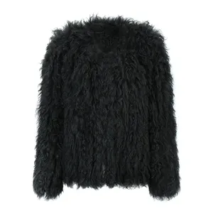 Winter New Women Jackets Warm Casual 100% Real Feather Fur Short Coats Hot Plus-size Wool Fur Coats