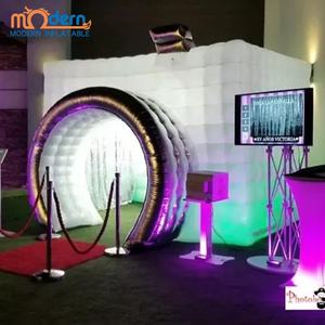 Nouveau style de cabine photo gonflable en forme d'appareil photo / Cabine photo gonflable carrée / Stand d'exposition gonflable pour mariage et fête - Product Image 2
