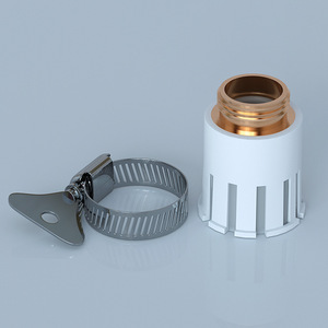 Raccord de robinet octogonal en alliage à filetage externe 12-16 mm, adaptateur de fixation en laiton pour tuyau d'eau et d'huile pour connexion de robinet - Product Image 1