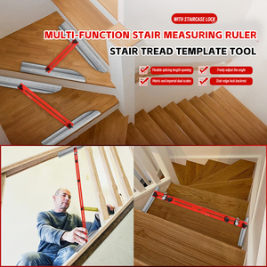 Nouveau Design travail du bois <span class=keywords><strong>escalier</strong></span> bande de roulement gabarit étagère jauge outil de mise en page Contour jauge <span class=keywords><strong>escalier</strong></span> bande de roulement gabarit jauge outil de <span class=keywords><strong>mesure</strong></span> - Product Image 3