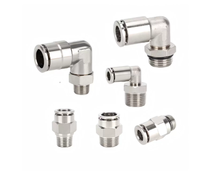 Connettori Pneumatici a T per Tubi da 8mm, 1/4 1/8 BSP, Componenti Elettronici con Rivestimento
