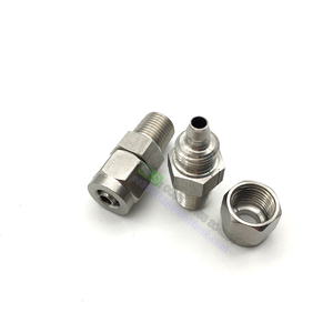 Raccords droits en acier inoxydable, coupleurs rapides 1/4" 1/<span class=keywords><strong>8</strong></span>" mâle O.D. 4 6 <span class=keywords><strong>8</strong></span> 10 12 <span class=keywords><strong>mm</strong></span> pour tube PU, <span class=keywords><strong>raccord</strong></span> rapide à torsion en acier inoxydable SS304 - Product Image 2