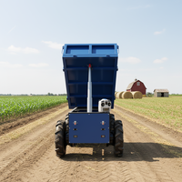 Camion à benne basculante électrique à 4 roues télécommandé pour la construction et l'agriculture - Fonction de déchargement automatique