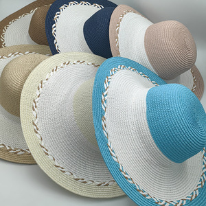 <span class=keywords><strong>2025</strong></span> New Chất lượng cao mặt trời Mũ lớn rộng vành bán buôn biểu tượng tùy chỉnh mùa hè bãi biển <span class=keywords><strong>hat</strong></span> mũ rơm - Product Image 5