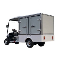 Camion frigorifique isolé, voiturette de golf électrique de luxe à 2 places
