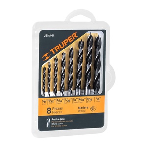 Triver Set di punte per trapano in legno JBMA-8 trivella 8 pezzi - Product Image 1