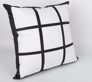 Fundas de Almohada de Poliéster de 9 Paneles para Sublimación, Personalizadas e Impresas - Product Image 1