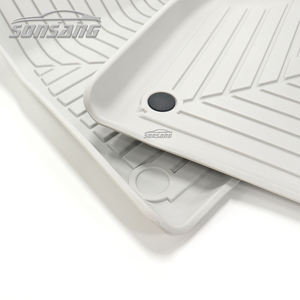 Tapis de voiture de luxe personnalisé SONSANG White Winter 5D, pièces automobiles, tapis de voiture universel toutes saisons en TPE, tapis de sol confortable et luxueux - Product Image 3