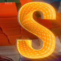 Letras LED Acrílicas 3D Personalizadas con Efecto de Ilusión de Espejo Abisal