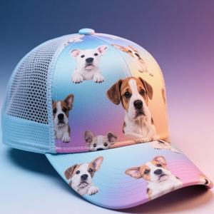 Gorro de camionero de verano unisex personalizado malla fruta Impresión digital bordado gorras de camionero - Product Image 2