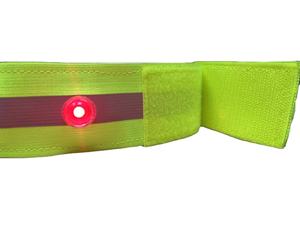 Cintura in vita a LED in poliestere per gilet da corsa sportiva con luce di sicurezza riflettente al Neon ad alta visibilità - Product Image 4