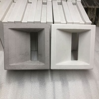 Briques creuses en béton pour murs de séparation, blocs emboîtables décoratifs, jardinières tendance pour l'aménagement paysager