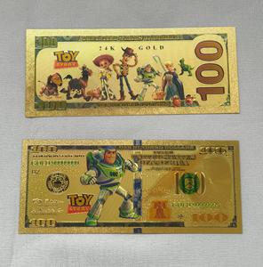 Uang Kertas Peringatan Berlapis Emas Bertema Toy Story - Product Image 3