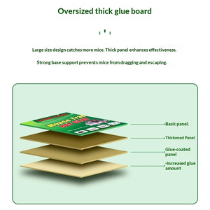 High Quality Custom Wholesale Hot Sell High Effective Rat Catcher <b>Mouse</b> <b>Glue</b> Board <b>Traps</b> Sticky Rat Board - Product Image 3