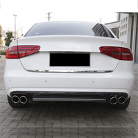 Prix d'usine OEM S4 Stye Diffuseur de pare-chocs arrière pour Audi A4 B8.5 No Sline (2013-2016) Diffuseur arrière Fit A4 B8.5 No Sline Diffuseur