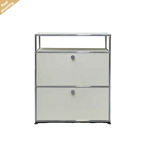 Kim loại hiện đại khung phòng khách lưu trữ tủ tối giản đôi ngăn kéo thiết kế cho văn phòng/nhà tổ chức - Product Image 1