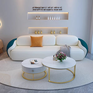 Современный роскошный набор диванов для приема ветра для небольшой квартиры магазин одежды салон красоты прямой три зоны отдыха Тканевая Обивка - Product Image 6