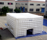 Tente de camping gonflable en forme de cube Facet, extérieur, 30x15m, matériau PVC, garantie 3 ans, excellent rapport qualité-prix
