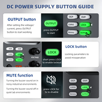 Alimentation CC programmable BORUIDY SPPS-K305R 4-KD à 4 canaux 30V 5A avec affichage de courbe pour la recherche en laboratoire et les tests de charge de batteries