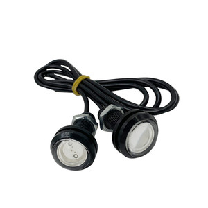 En Stock 12V 23mm 5630 4SMD LED Eagle Eyes luz de conducción Luz de circulación diurna doble Color DRL lámpara de señal de estacionamiento de marcha atrás - Product Image 1