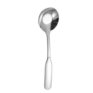 Cuchara Redonda de Acero Inoxidable 304 con Base Plana y Mango Cuadrado, para Remover Café, Cuchara para Estudiantes de Comedor - Product Image 5