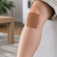 Patch de thérapie magnétique infrarouge lointain 70x100mm, boîte de 6 pièces, qualité médicale de classe II pour blessures sportives et contusions, durée de conservation de 3 ans