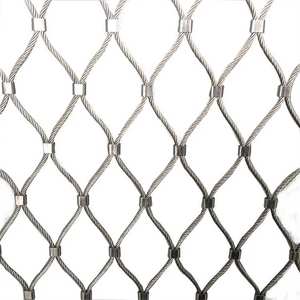 Clôture de jardin écologique de 1.5m treillis de câble métallique de 6 pieds 2 panneaux/filet de câble en maille de carton barrière d'eau en acier inoxydable - Product Image 1