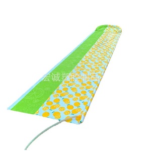Tobogán inflable de agua con forma de limón, verde, capacidad de 100-500 kg, para adolescentes, uso doméstico. - Product Image 3