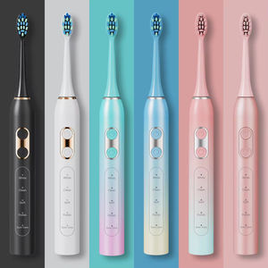 Brosse à dents électrique sonique rechargeable professionnelle avec poils en nylon doux, étanche IPX7, usage domestique, fabricant chinois - Product Image 2