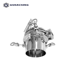 Manhole Sanitaire en Acier Inoxydable GC avec Visiographe Atmosphérique, Haute Pression, Poli Miroir/Mat, Qualité Alimentaire 304/316L - Product Image 3