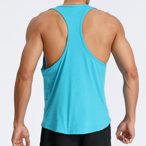 Mens Gym tank Top Fitness Sport Wear Workout Mesh tank Top Quick Dry Men's Vests Shirt Activewear - Product Image 3