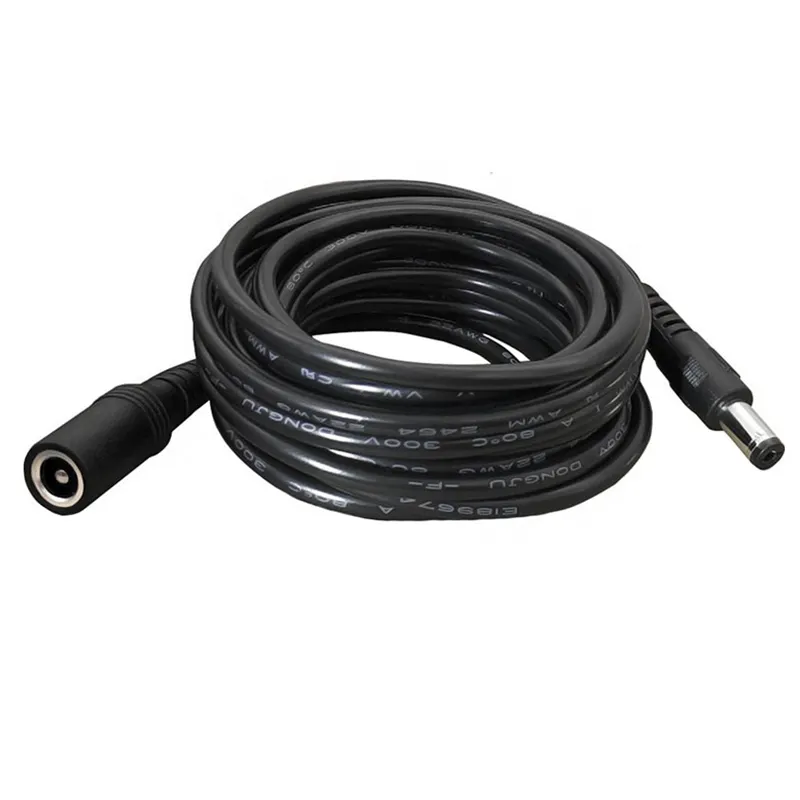 Custom 10M Universal DC Power Extension Cable 2.1mmx 5.5mm Male zu Female 10m Extension Power Supply Cable Cord für CCTV Camera