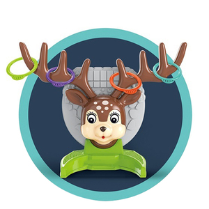 Kids Educational Toys Deer Shaped Board <strong>Games</strong> <strong>Hook</strong> and Ring <strong>Game</strong> Indoor Outdoor Tossing <strong>Game</strong> - Product Image 2