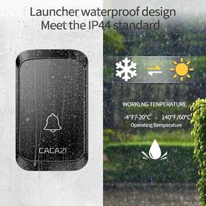 กริ่งประตูบ้านอัจฉริยะไร้สายระยะทาง300เมตรใช้เสียงดนตรี60เสียง - Product Image 2