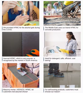 HPMC de Grado Industrial, 25 kg, Resistente al Agua, Color Blanco, <span class=keywords><strong>Agente</strong></span> Químico Auxiliar Espesante 200000 - Product Image 2