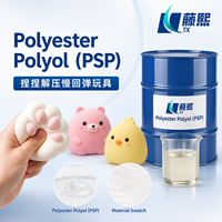 Polyol de polyester (PSP) en matières premières pour balles en mousse PU souples et silencieuses, directement de l'usine