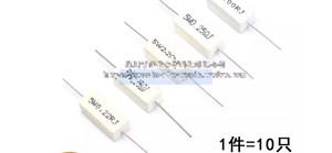 Cement Resistance 5w <strong>01</strong> 022 05 1 22 5 10 15 201000 Ohms 10 Pieces accuracy 5 - Product Image 3