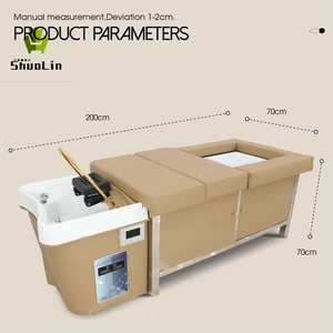 Peluquería profesional Cabeza <span class=keywords><strong>de</strong></span> lavado Spa Cama <span class=keywords><strong>de</strong></span> masaje con tanque <span class=keywords><strong>de</strong></span> agua Masaje <span class=keywords><strong>de</strong></span> pies Pedicura Cama <span class=keywords><strong>de</strong></span> champú - Product Image 6