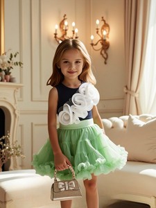 Usine pour tout-petits robes anniversaire fleur <span class=keywords><strong>fille</strong></span> robe Ropa De Bebe <span class=keywords><strong>4</strong></span> <span class=keywords><strong>ans</strong></span> <span class=keywords><strong>fille</strong></span> vêtements enfants vente en gros bébé <span class=keywords><strong>fille</strong></span> vêtements ensembles - Product Image 2