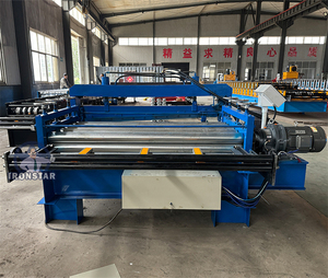 Nửa Vòng màu tráng lợp di động máng xối Ống lạnh cuộn tạo thành máy - Product Image 4