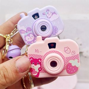 Creative Kulomi Cartoon Simulation Projection <b>Camera</b> Keychain Night Light Rechargeable Melody Laurel Dog Schoolbag Children - Product Image 2