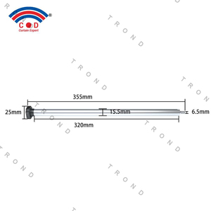 Dc điều khiển từ xa có thể sạc lại pin Tốc độ không đổi Wifi hình ống động cơ điện Con lăn cửa sổ tự động Rèm Moto - Product Image 2