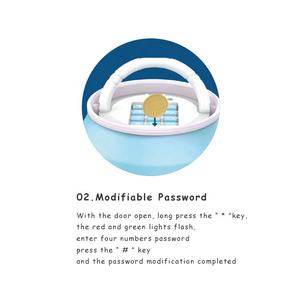 โรงงานโดยตรงสีชมพูแบบพกพารหัสผ่านเงินปลอดภัยประหยัดกล่องสำหรับของขวัญเด็ก - Product Image 4